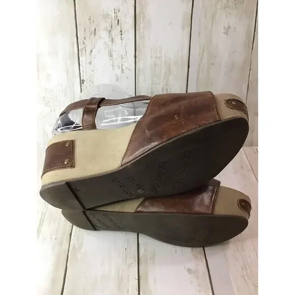 Antelope Shoes Brown wedge size 39 women 8 - Picture 6 of 6